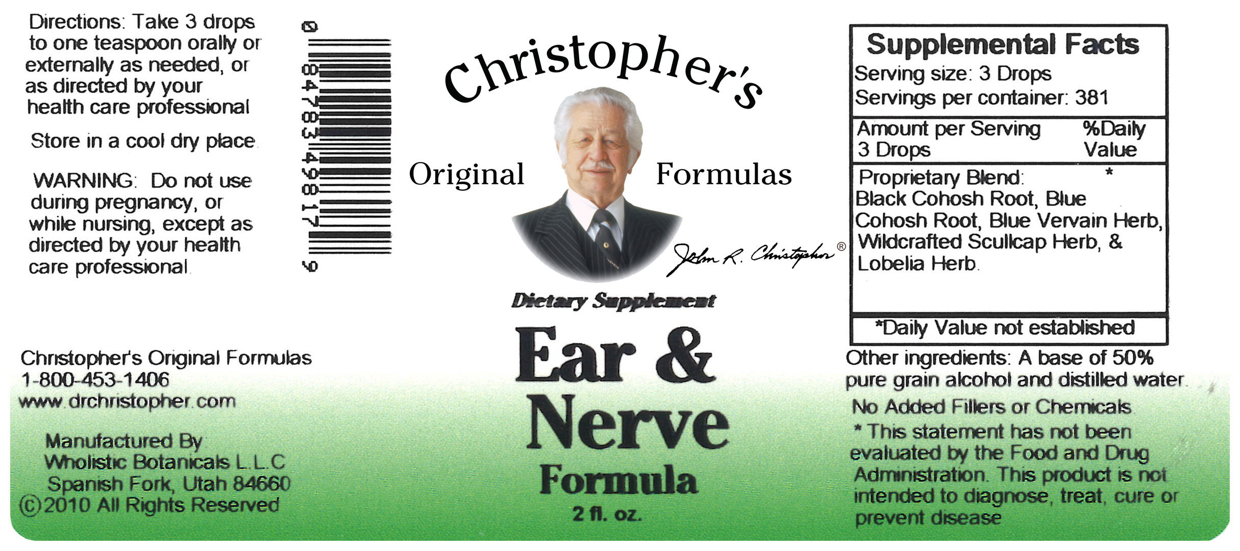 Ear & Nerve Extract 2 oz. - Image 2