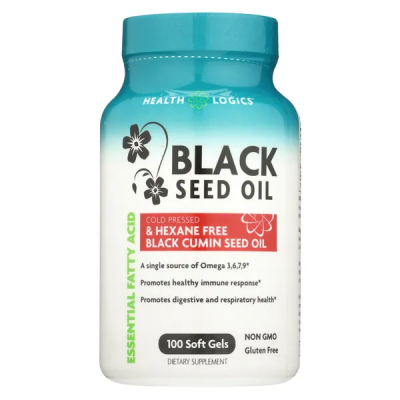 Health Logic Black Cumin Seed Oil-100 softgels