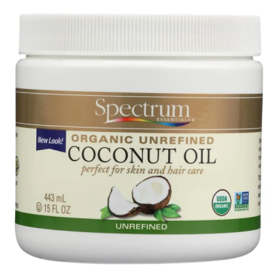 Spectrum Essentials Organic Coconut Oil-Unrefined-15oz